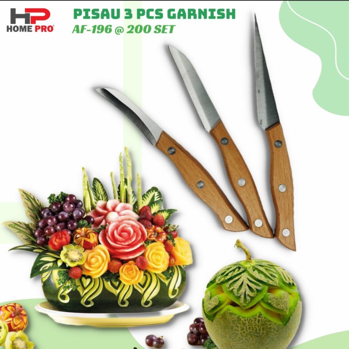 

Pisau Garnish / Pisau Ukir Set / Pisau Ukir Buah / Pisau Carping Tajam