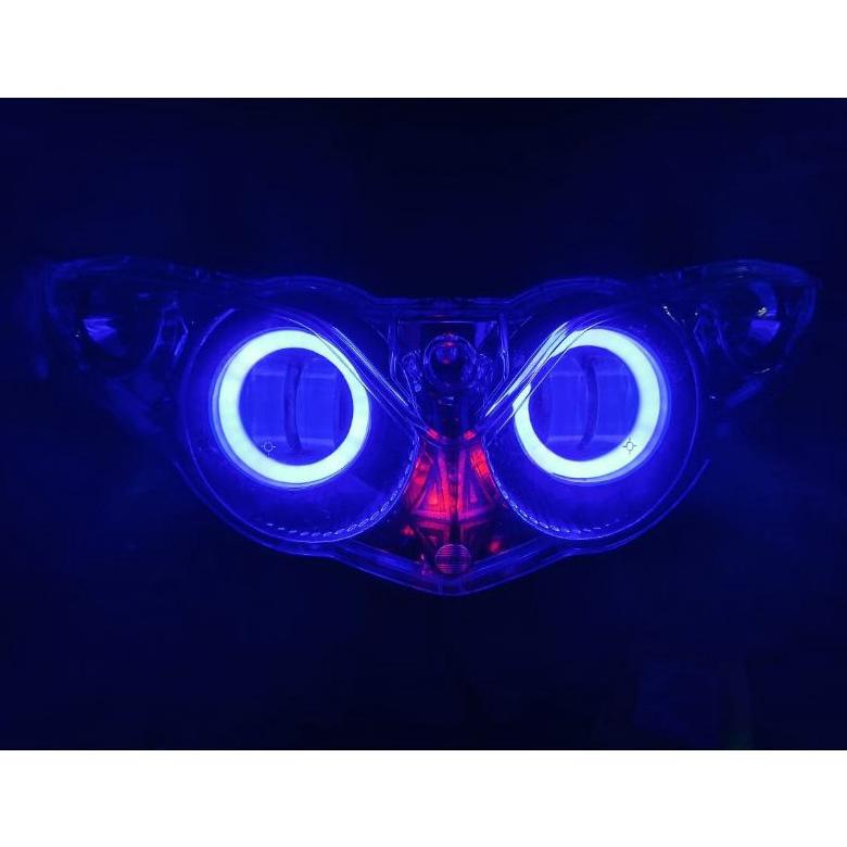 Lampu depan Jupiter Z set daymaker mini 2 mata headlamp Jupiter Z set daymaker reflektor Jupiter z c