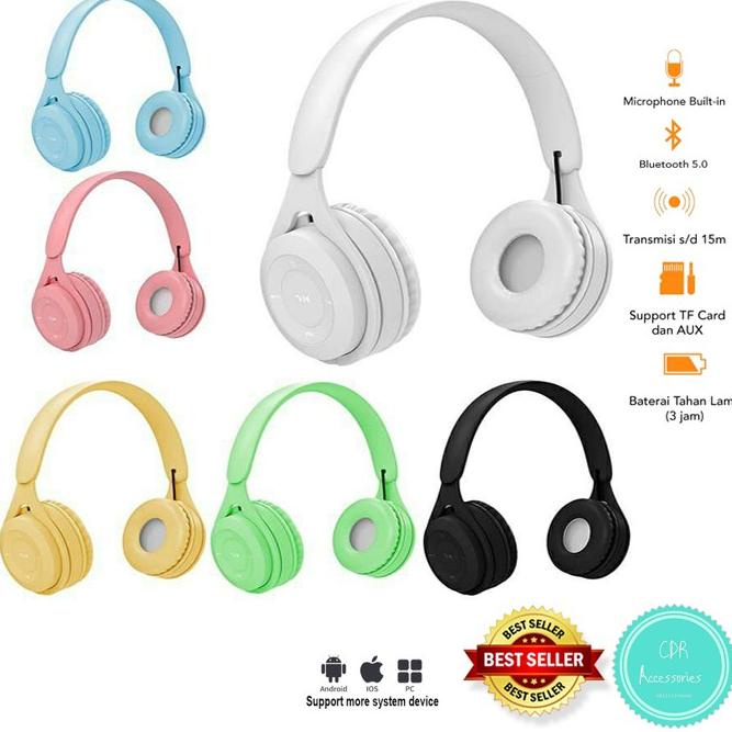 BIG SALE Headphone Macaron Wireless Y08 /Stn 36 Bluetooth Headphone Macaron Y-08 /Stn 36 LARIS