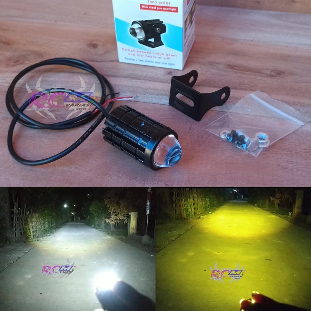 Lampu tembak led super terang klx crf trail rx king all Matic motor mobil mini foglamp D2 import