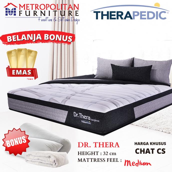Kasur Springbed Therapedic Dr. Pedic Spring bed Matras Ortho