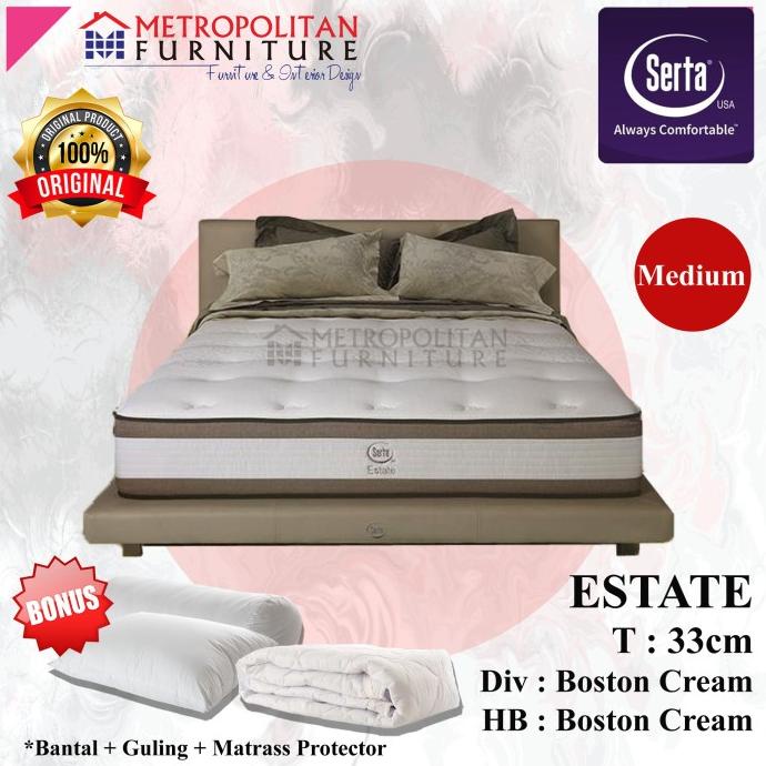 Springbed SERTA Estate Kasur Spring bed Matras