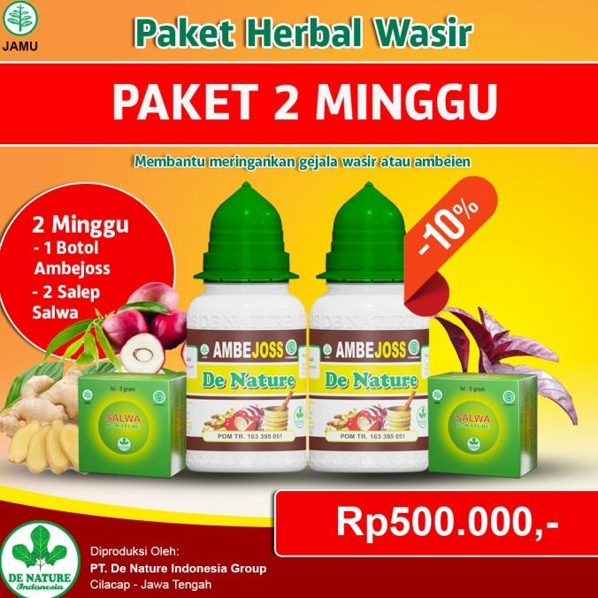 

2 Paket Ambejoss Salwa De Nature Obat Wasir Ambeien Herbal Original