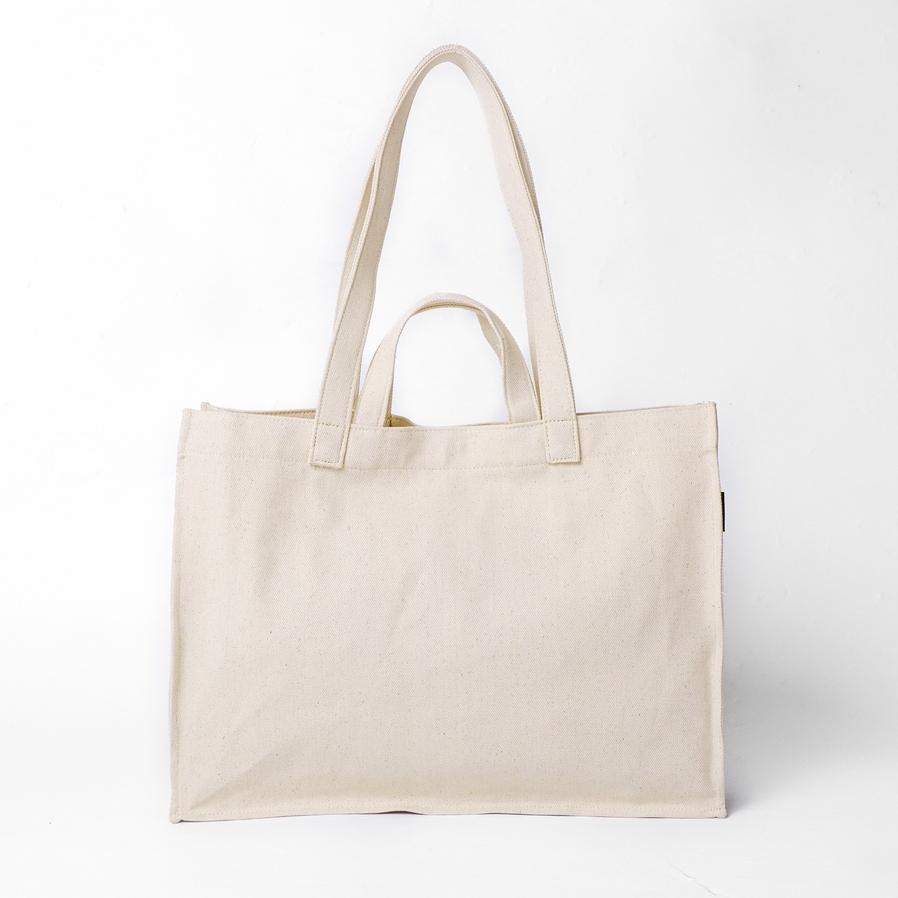 Pamole Tas Tote Bag Wanita Kekinian Bahan Kanvas - Sawa Series