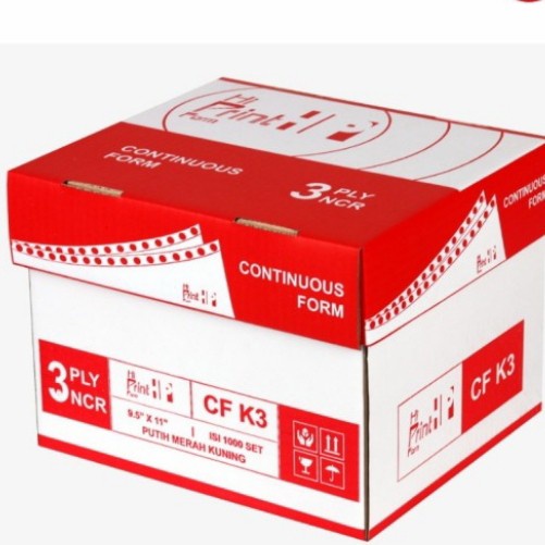 

Promo Continuous Forms Hi--Print 9,5 X 11 X 3 Ply X 1000 Sets Ncr P/M/Kuning