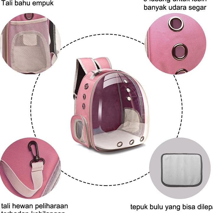 Tas Kucing Tas Kucing Astronot Tas Astronot Kucing Cocok Untuk Kucing, Anjing, Kelinci