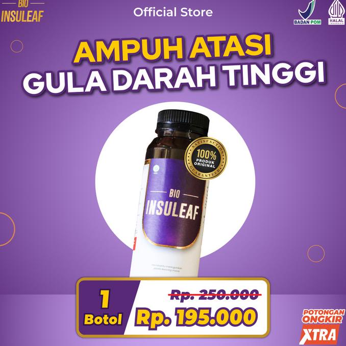 

Bio Insuleaf Herbal Original Untuk Mengatasi Diabetes