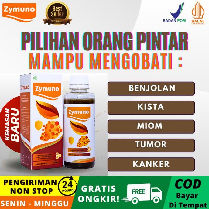

ZYMUNO ASLI Herbal Madu Imunoterapis Benjolan Kanker Miom Kista Tumor