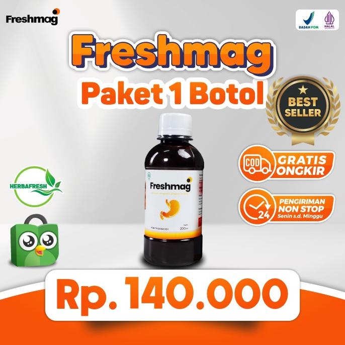 

(Terlaris) Freshmag Original - Madu Herbal Sembuhkan Maag Asam Lambung