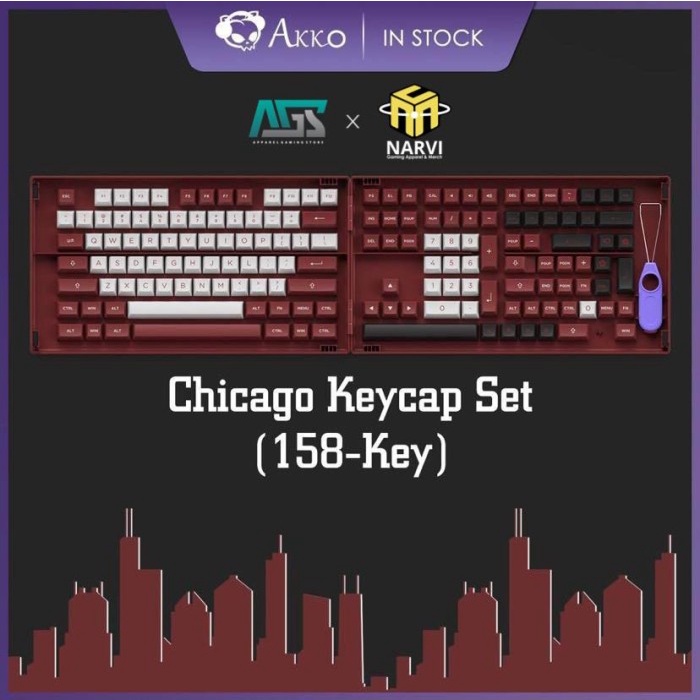 AKKO Chicago (158-key) ASA Profile - Keycaps Gaming