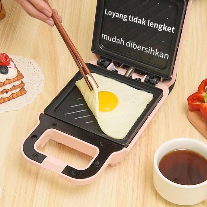 Simplus Sandwich Maker Low Watt Pemanggang Roti Toaster