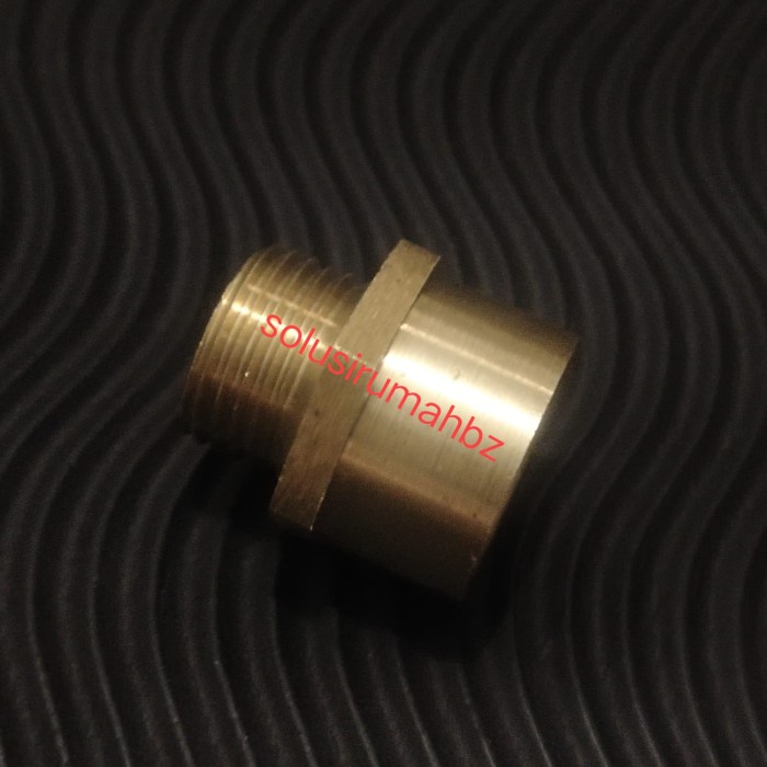 ] V RING SDL 1/2 X SDD 5/8 SOK KUNINGAN SOCK DRAT DALAM 5/8 LUAR 1/2 VR