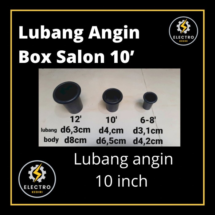 Termantab] Lubang Angin box salon 10' ukuran tanggung lubang 4,9cm body 6,5cm