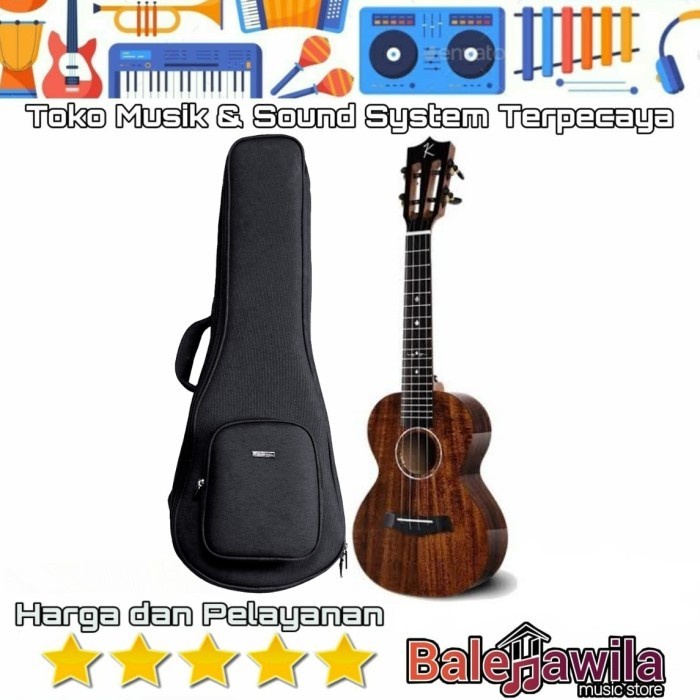 PROMO PREMIUM UKULELE ENYA KUC KADS 26INCH TENOR SOLID ACACIA WITH BAG #ORIGINAL