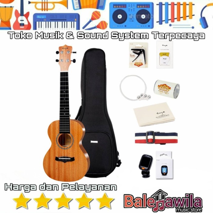 PROMO PREMIUM UKULELE ENYA KUC MA 23INCH CONCERT MAHOGANY WITH BAG #ORIGINAL