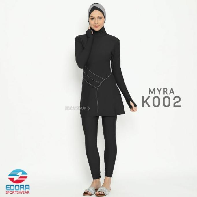 Baju Renang Muslim Muslimah Dewasa Syari Ciput Myra Edora