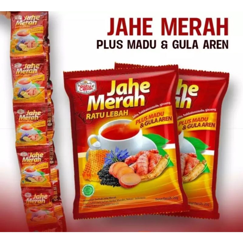 

JAHE MERAH SUPER 1 RENCENG ISI 10 SACHET