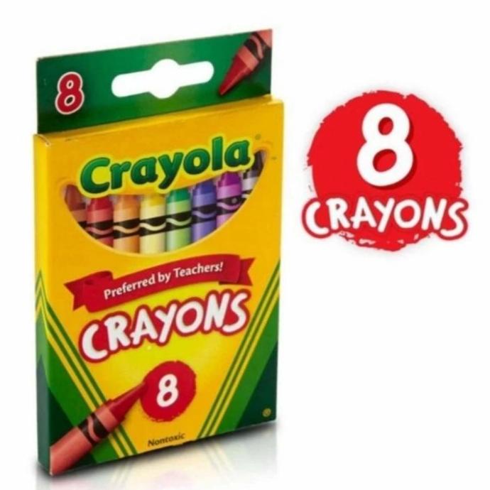 

Original Nontoxic Crayons Crayola 8 pcs Crayon