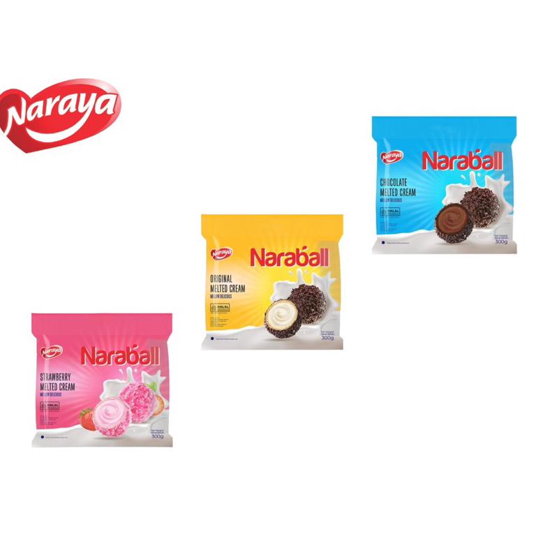 

Ready Naraya Naraball 300g Biscuit Ball Melted Cream Choco Ball