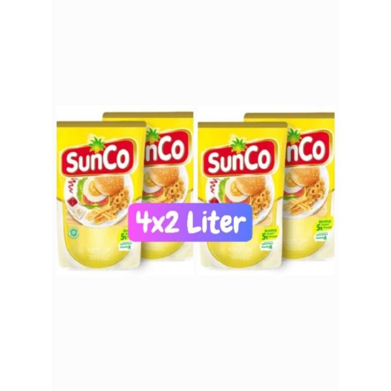 

Ready SUNCO MINYAK GORENG REEFIL 4 x 2 LITER (JABODETABEK)