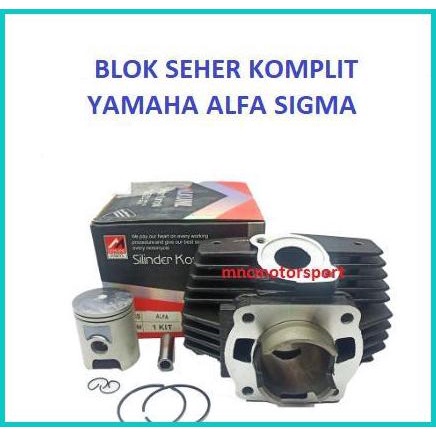 BLOK SEHER KOMPLIT YAMAHA ALFA SIGMA 16novz3 sparepart