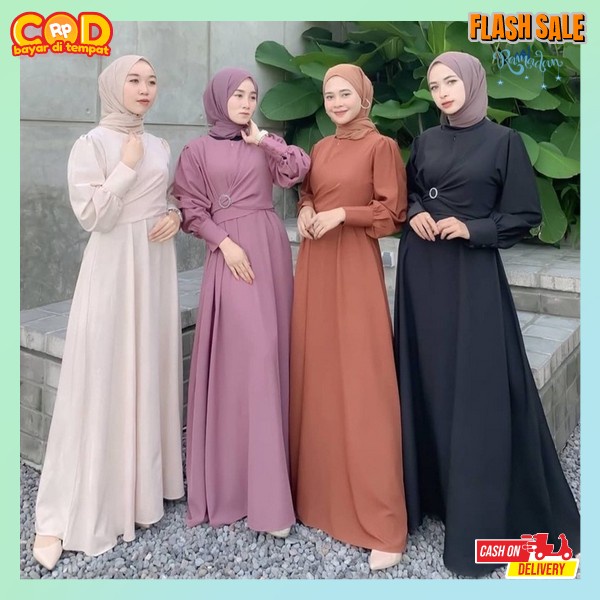 Gamus Syari Polos Gsmis Dewasa Syarii Maxy Dress Muselim Kekinian Deres Remaja Sari Dres Muslimah Te