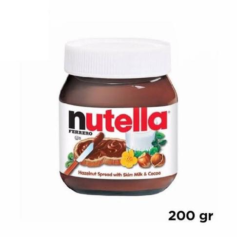 

Ready ED AUG 2024 Nutella Chocolate Hazelnut Spread / Selai Coklat Hazelnut 200 gram gr HALAL