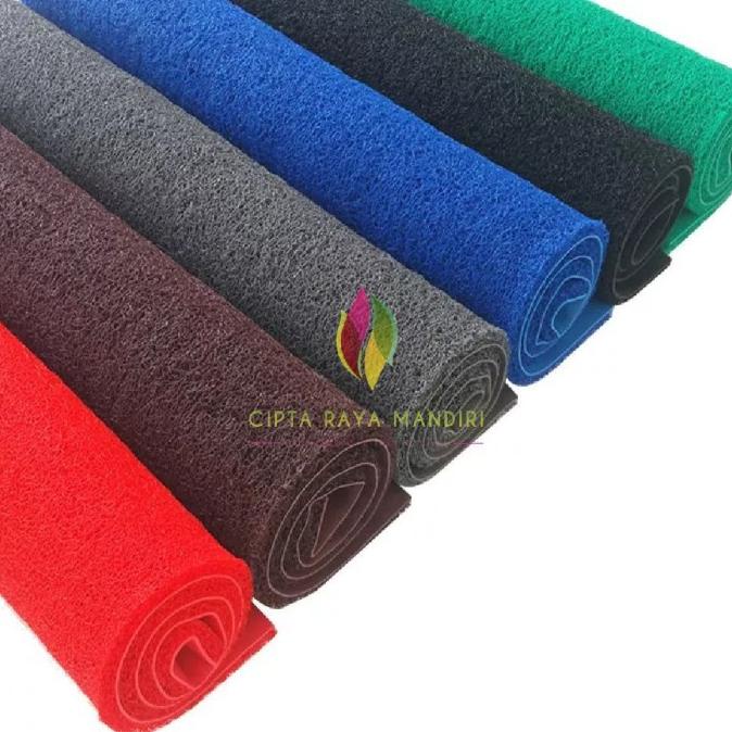 Karpet Lantai Mie / Karpet Mobil Motor Mie Meteran Motif 1 Warna