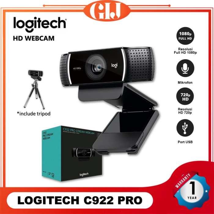 Logitech C922 Pro HD Stream Webcam Logitech C922 Original Web cam C922