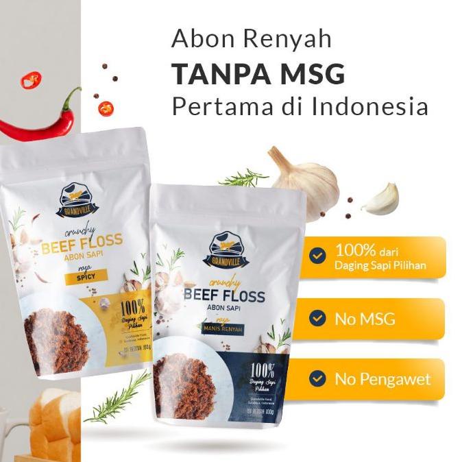

Grandville Crunchy Beef Floss / Abon Sapi - 100 G