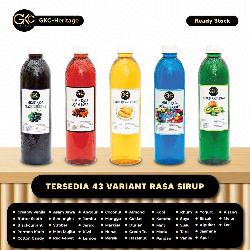 

Ready Gkc Heritage Sirup Aneka Rasa - Syrup Variant Flavor 640ml