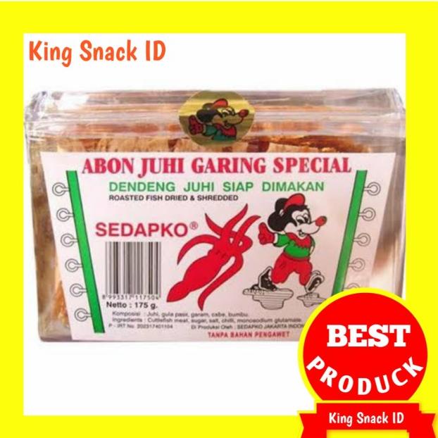 

Abon Juhi Garing Sedapko 175 Gr / Sna Cu Juhi Garing Harga Grosir - 75 Gr