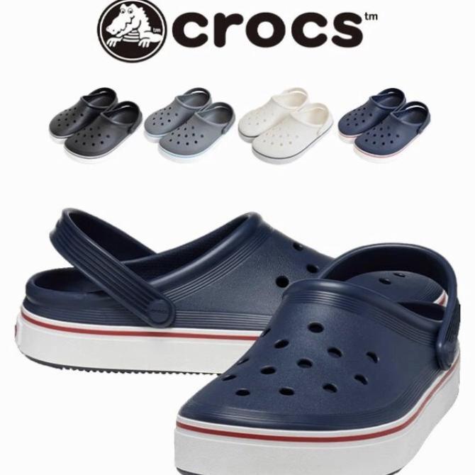 sepatu sandal crocs pria/crocs clean /sandal crocs clog putih -37 mg