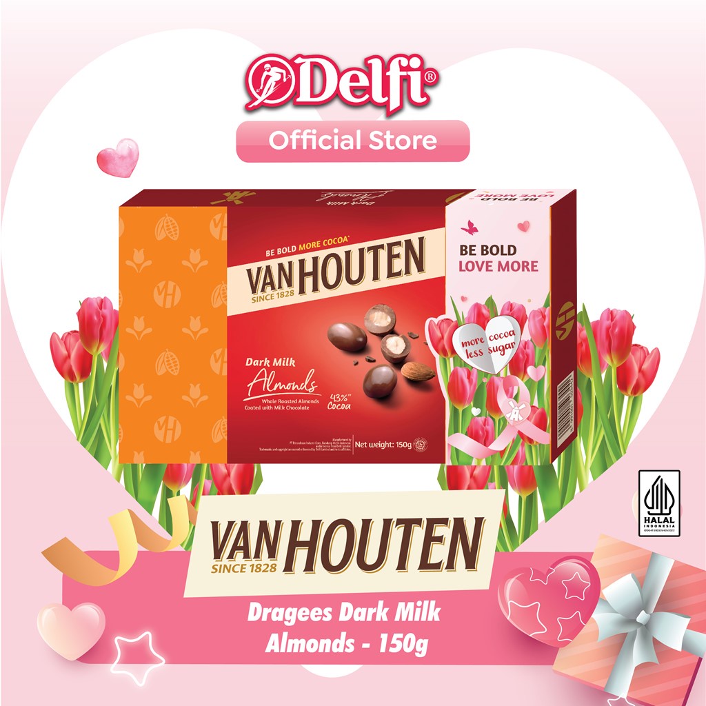 

[Festive] Van Houten Box Almond Dragees 150g