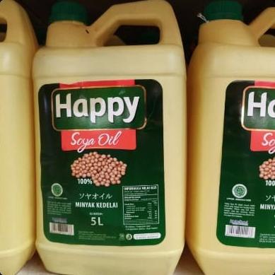 

Happy soya oil minyak kedelai murni 5ltr KM