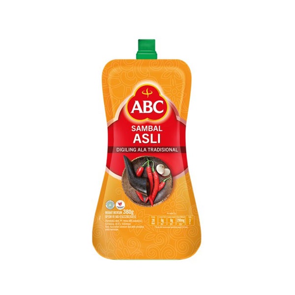 

ABC SAMBAL ASLI POUCH 380 GR - SAUS SAMBAL