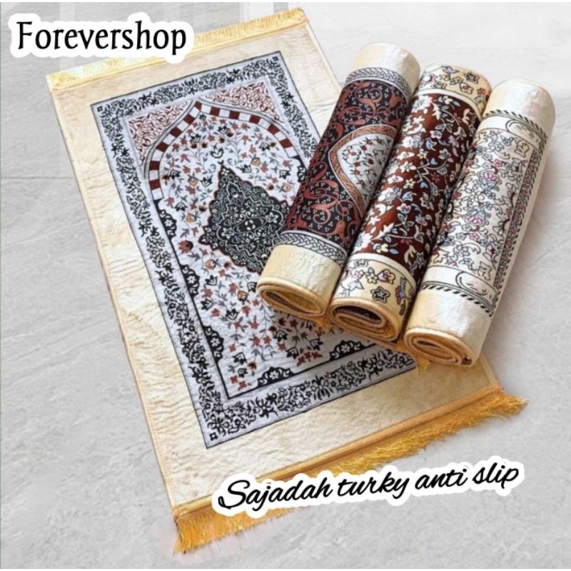 Bisa Cod Sjadah Halus Sejadah Turki Sajadah Tebal Empuk Perlengkapan Sholat Forever Sajadah Muslim S