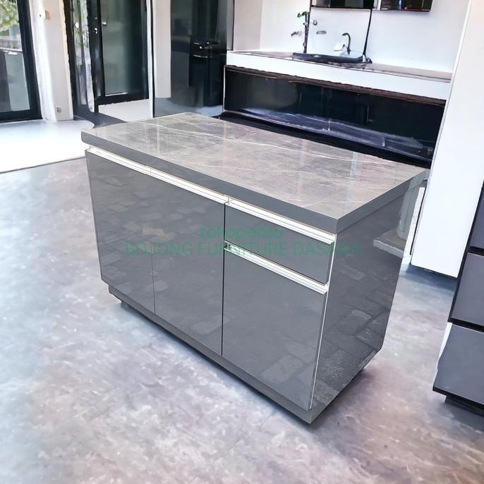 Spesial Meja Kompor / Kitchen Set Dapur / Lemari Dapur Top Granit Tile Rosennie_