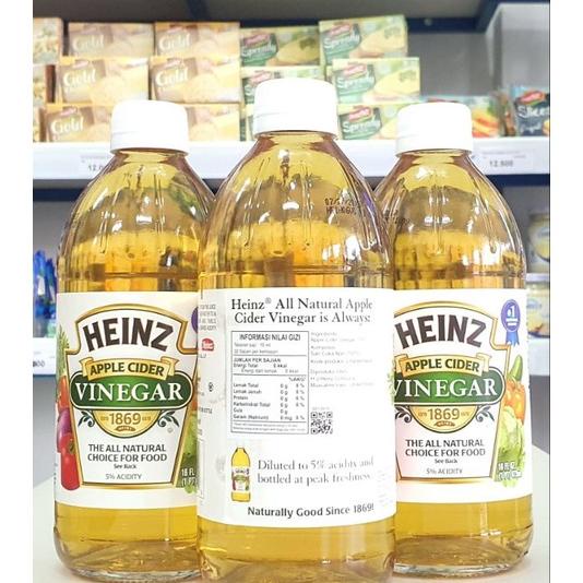

Heinz Cider Vinegar / Cuka Apel Heinz 473 Ml