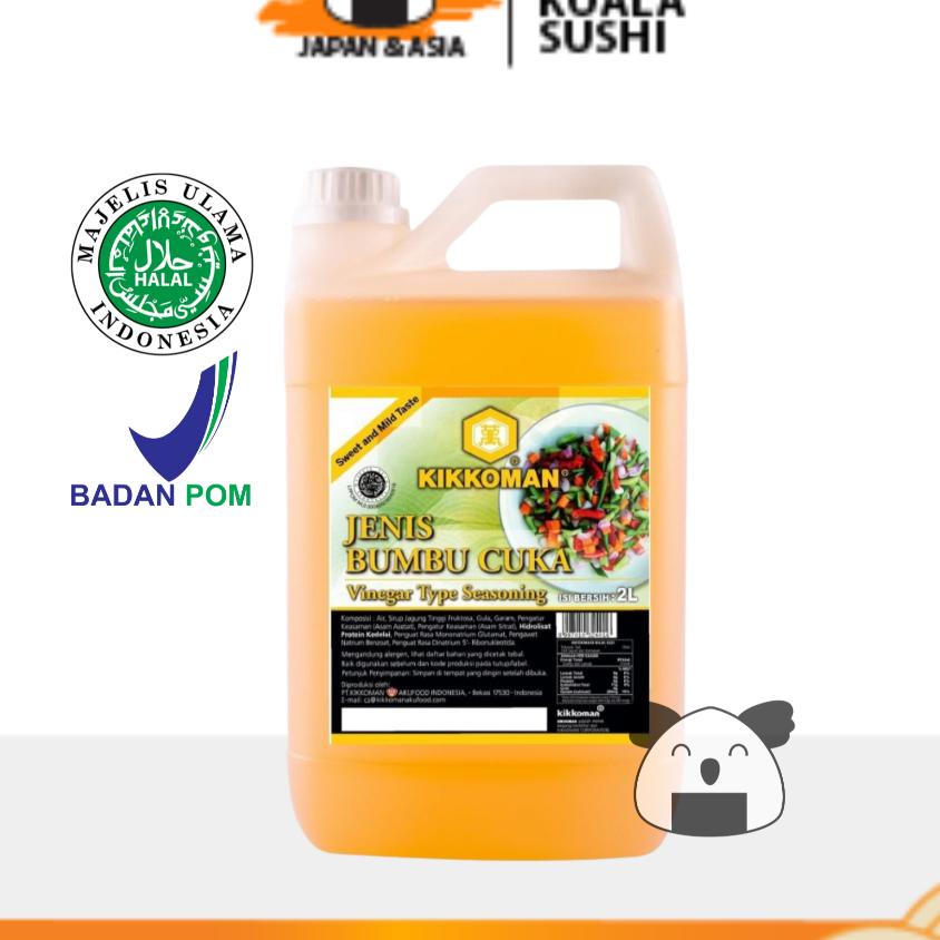 

Kikkoman Vinegar Type Seasoning 2 L Halal | Bumbu Cuka Halal