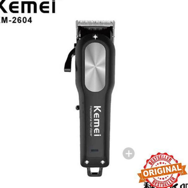 Hair Clipper Kemei Km-2604 Mesin / Alat Cukur Rambut Rechargeable Kemei Km2604