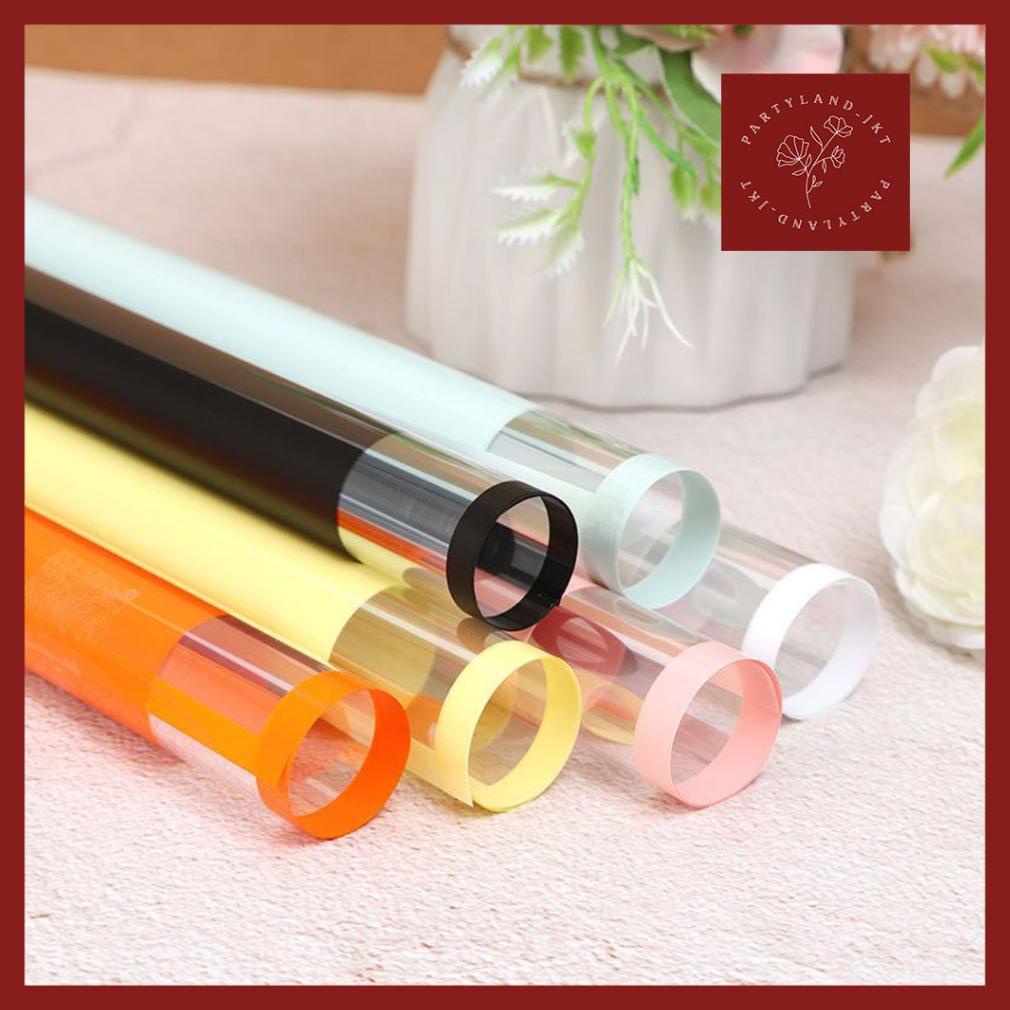 

Flower Wrapping Pure Frame Cellophane Waterproof Kertas Bunga Buket Florsit Wrapping