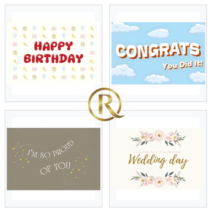 

Kartu Ucapan Greeting Card Wedding Card Birthday Card