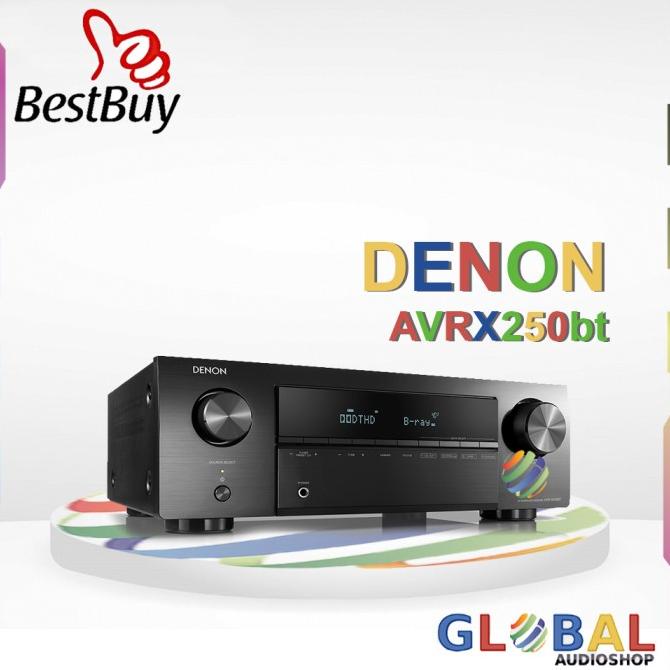 Denon Avr X250Bt Av Receiver 5.1 Ch Avr X250 Bt Bluetooth Avrx 250 Bt