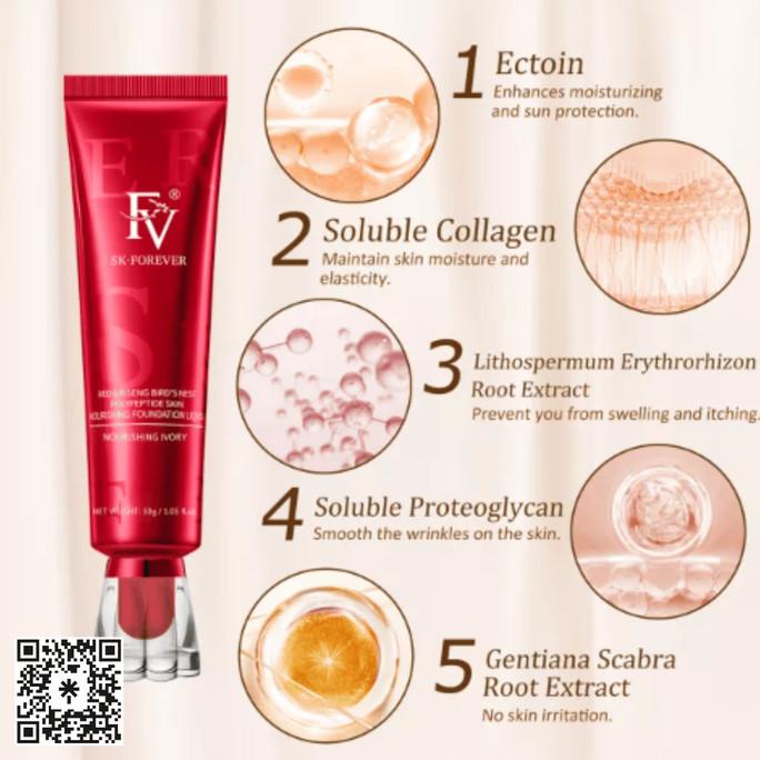 Big Sale Fv Sk-Forever Red Diamond Plant Extract Skin Liquid Foundation Pengiriman Cepat