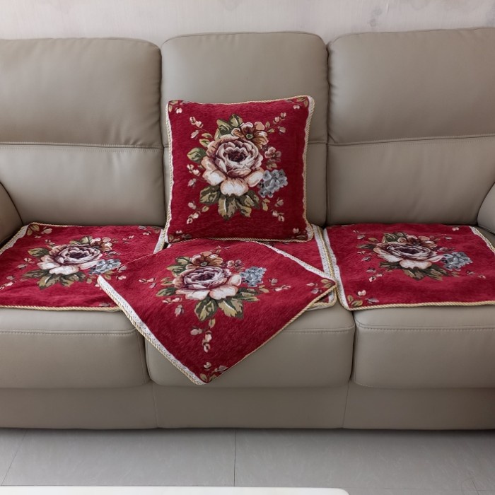 Sarung/Cover Bantal Sofa Super Premium,Maroko Mewah Elegant