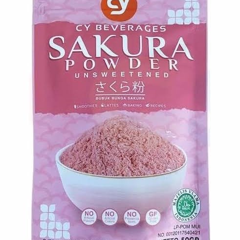 

CY Beverage Pure Cherry Blossom 50gr / Bubuk Bunga Sakura 50 Gram