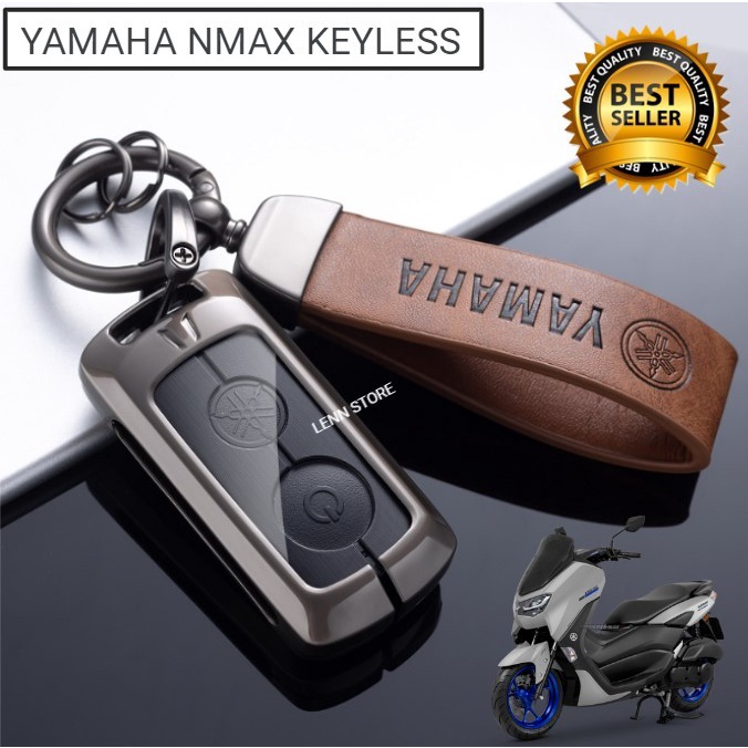 Cover Sarung Kunci Remote Kulit Logam Yamaha NMAX 2021 2022 Keyless