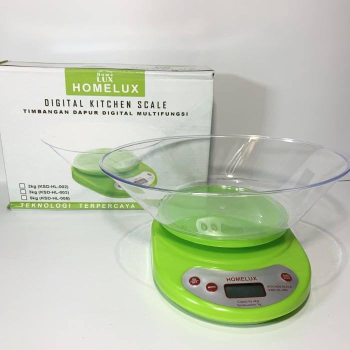 :::::::] Timbangan Kue Digital Elektrik Homelux 2 kg