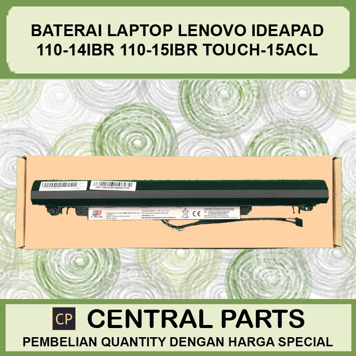 Baterai Laptop Lenovo Ideapad 110-14IBR 110-15IBR 110-15AST 110-14AST